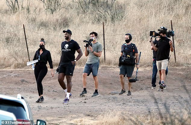 Khloe Kardashian and Tristan Thompson spotted looking "very happy" as they enjoy a hike together in Malibu hills (photos)