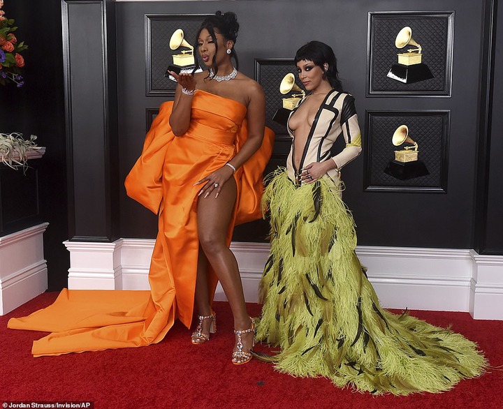 Check out stunning red carpet photos from the 63rd Grammy Awards