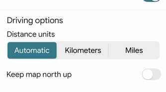 Glanceable directions settings in Google Maps for iOS