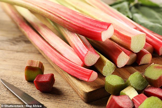 Rhubarb is usually reserved for sugary desserts, but experts told the Daily Mail it's worth considering in everyday meals