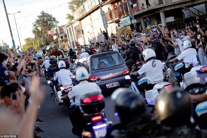 Football legend, Diego Maradona laid to rest in private ceremony in Buenos Aires (photos)