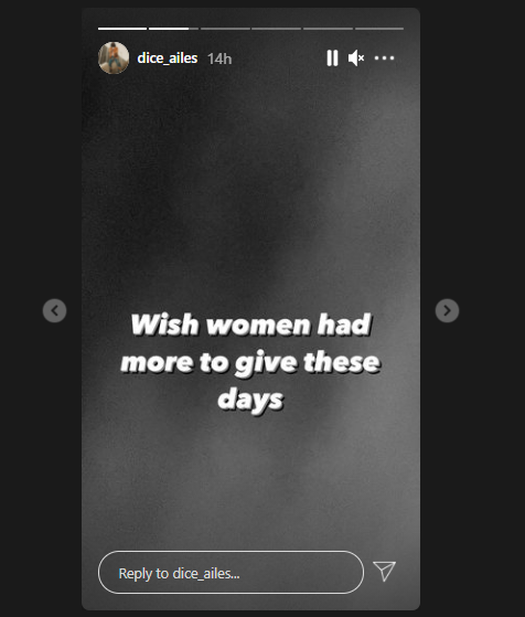 "Nothing more unattractive than a woman fully dependent on a man with nothing more to offer than pu**y" - Singer,  Dice Ailes 