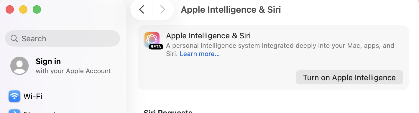 Turn Off Apple Intelligence