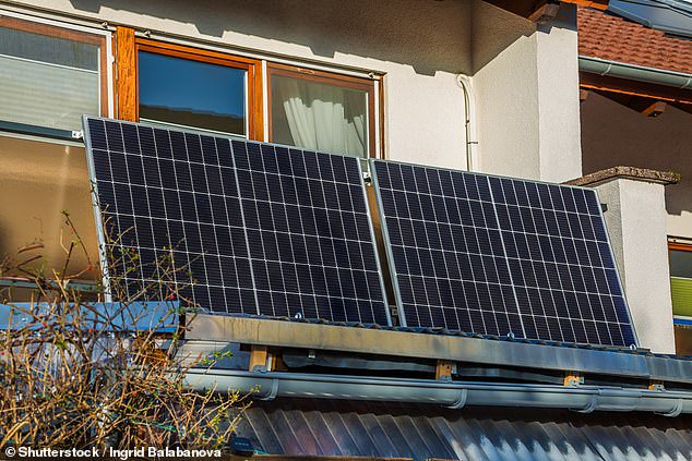 You can put plug-in solar panels in gardens, on top of outbuildings or on balconies