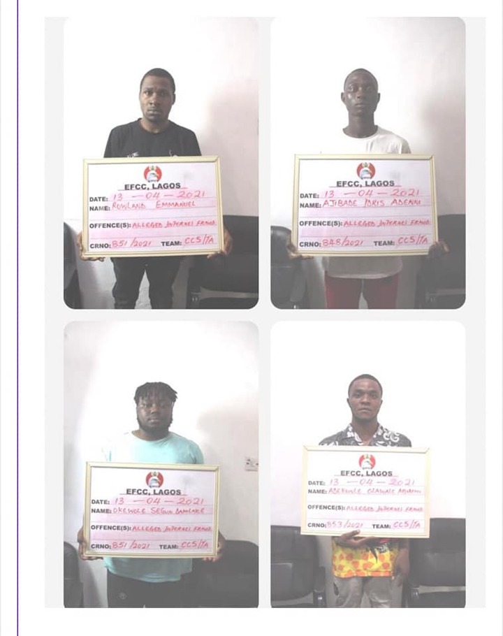 27 suspected internet fraudsters arrested in Lagos (photos)