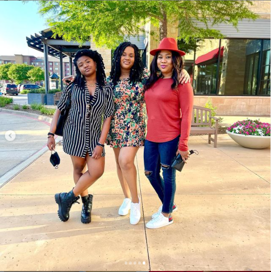 Actress Stella Damasus shares lovely photos with her grown-up daughters