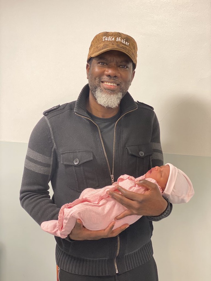 Adorable photos of Reno Omokri and his newborn daughter named after?former President Goodluck Ebele Jonathan?
