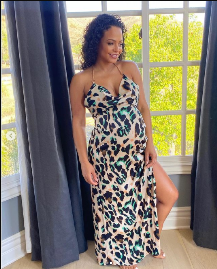  Pregnant Christina Milian showcases her baby bump in lovely new photos