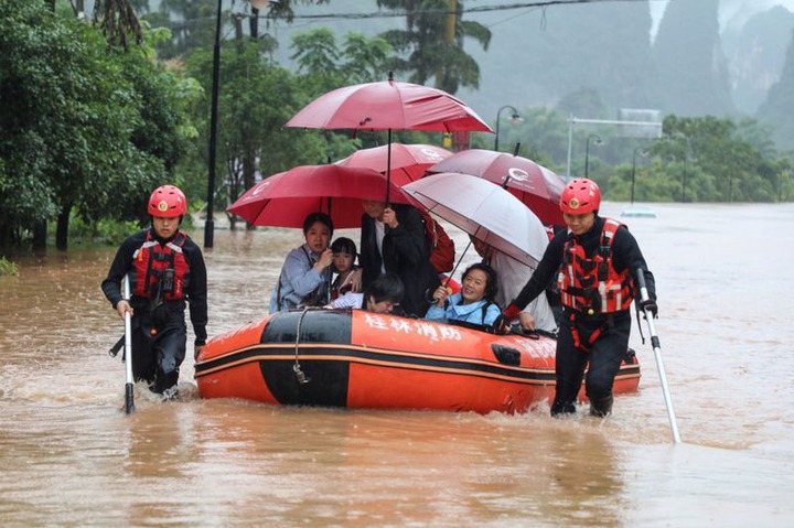 Dozens killed and thousands displaced as floods and rainstorms hit China? (Photos)