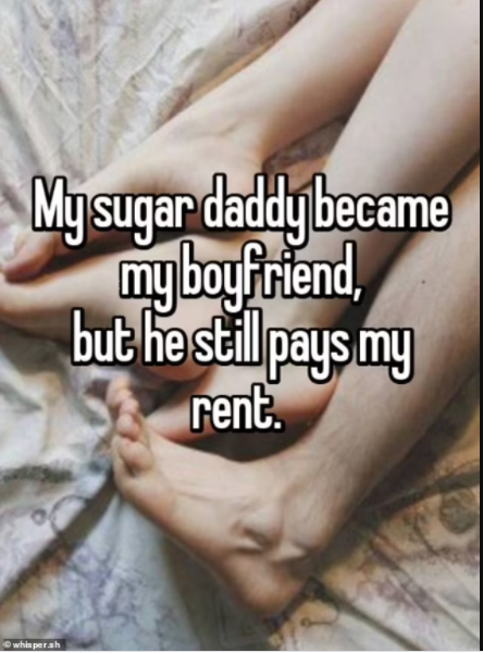 "My sugar daddy pays me $5000 a month to have sex with me