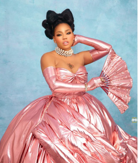 Fashion entrepreneur, Toyin Lawani poses topless as she releases stylish photos to celebrate her 39th birthday