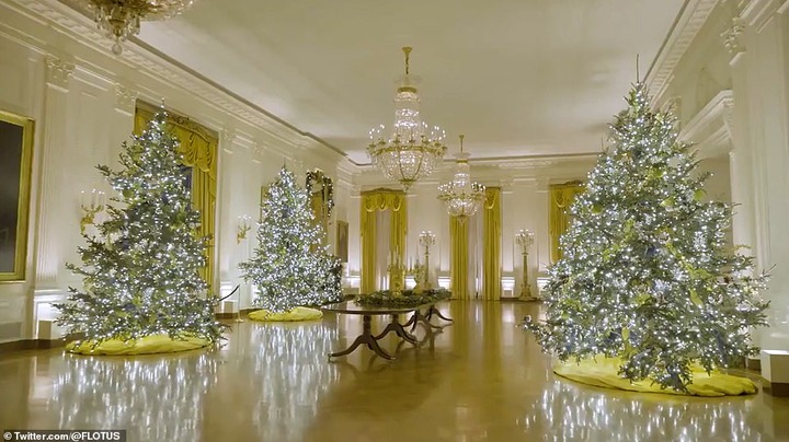 Melania Trump unveils White House Christmas decorations  (Photos/Video)*