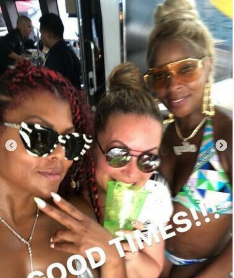 Bikini-clad Taraji P. Henson parties on a yacht as she celebrates her 50th birthday in Mexico (photos)