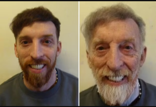 In a bid to warn others against crimes, Cheshire Police displayed digitally aged images of gangster twins to show the public how old they'll look when they finish their jail sentences