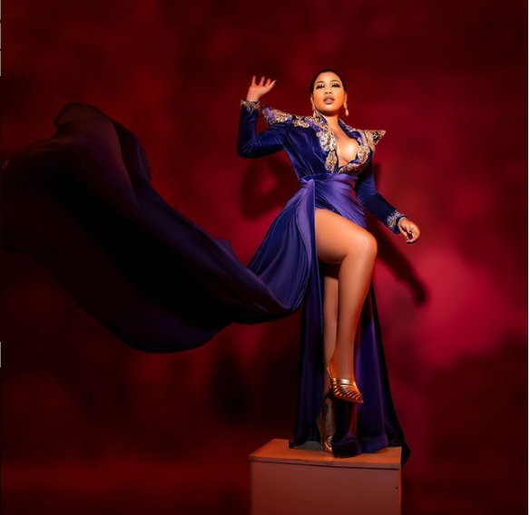 Fashion entrepreneur, Toyin Lawani poses topless as she releases stylish photos to celebrate her 39th birthday