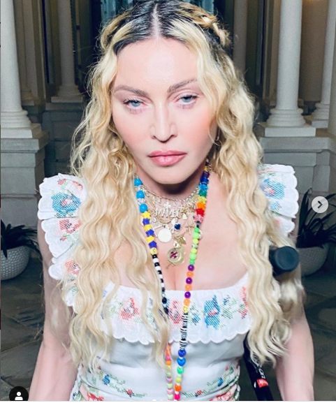 481px x 577px - Madonna celebrates 62nd Birthday with a tray of marijuana as she parties  with her kids and beau Ahlamalik Williams in Jamaica (Photos) â€“ ASK Teekay