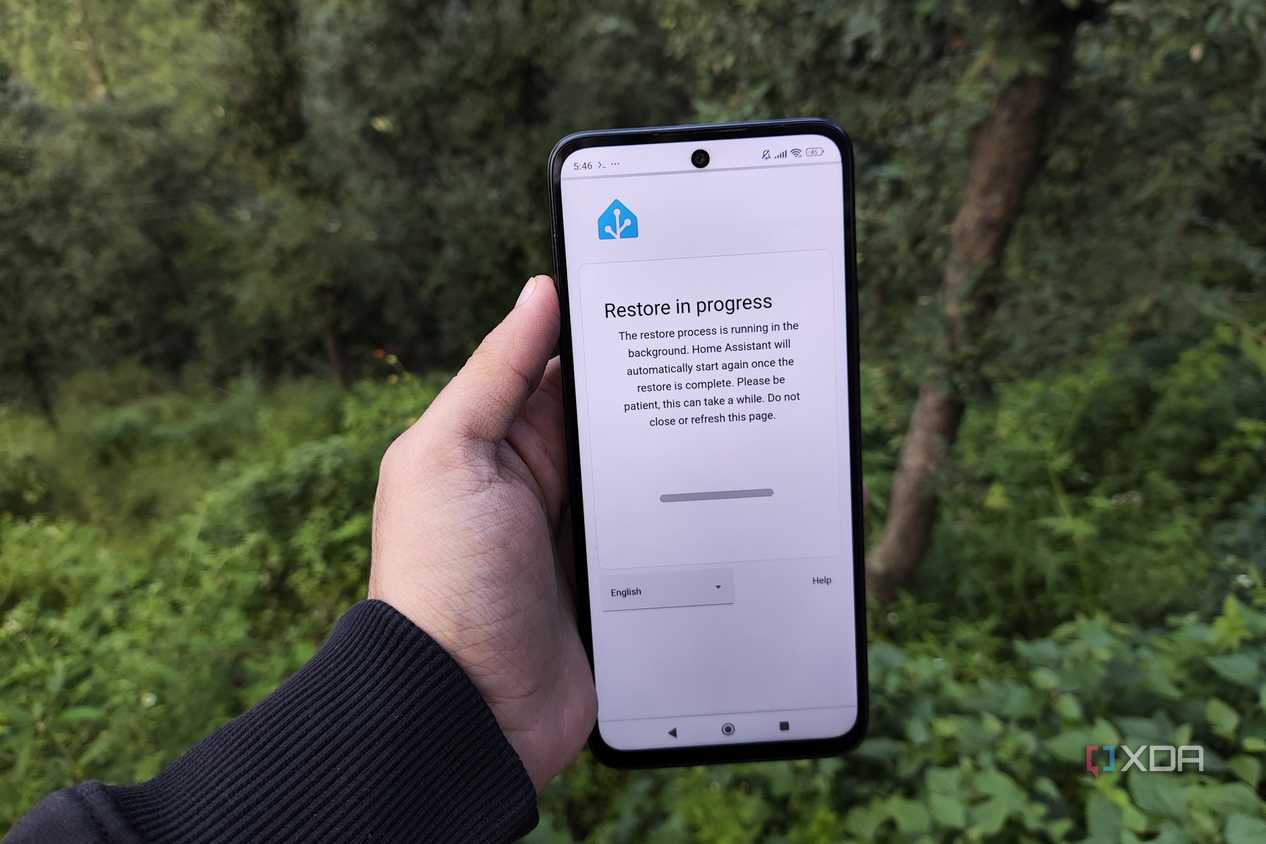 Restoring a Home Assistant backup