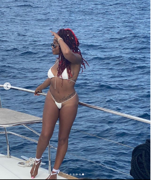 Bikini-clad Taraji P. Henson parties on a yacht as she celebrates her 50th birthday in Mexico (photos)