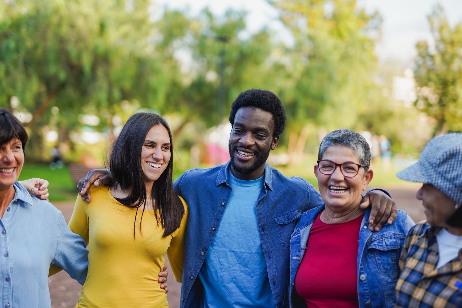 A group of people of all ages by Sabrina via Adobe Stock
