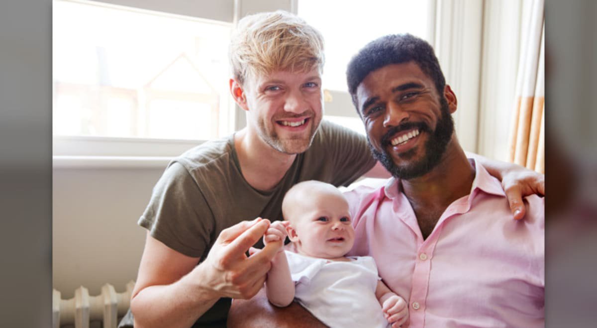 couple and baby