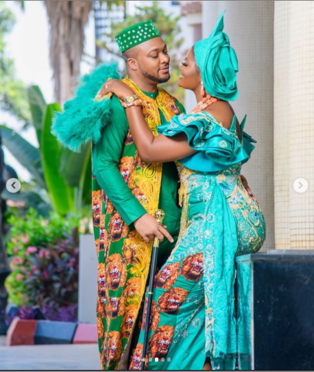 Nollywood actress, Chizzy Alichi and husband Ugochukwu celebrate 1st anniversary of their traditional wedding