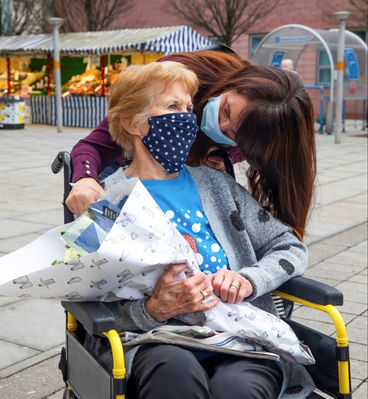 World?s first patient to get Covid- 19 vaccine, 90,  leaves hospital ?feeling great? (photos)