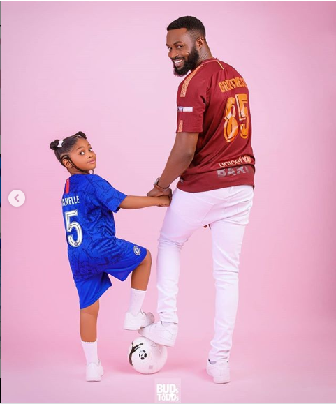  DJ Neptune shares beautiful photos as he celebrates his daughter on her 5th birthday