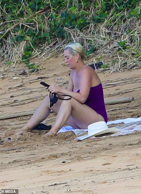 470px x 643px - New mom, Katy Perry flaunts her trim post-pregnancy figure while  vacationing in Hawaii with fiance
