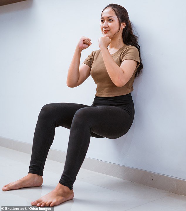Participants doing wall sits experienced an average 9.5mmHg drop in systolic blood pressure, compared with those who didn’t