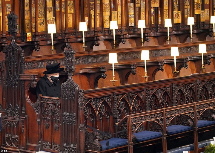 Prince Philip's funeral at St George's Chapel