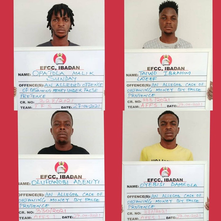 33 suspected internet fraudsters arrested in Abeokuta (photos)