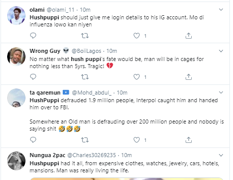 Nigerians react to Hushpuppi and Woodberry