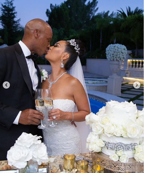 Basketball Wives? star, CeCe Gutierrez marries LA Lakers great Byron Scott in live-streamed ceremony (photos)