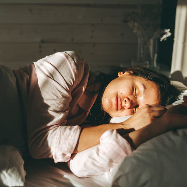 woman sleeping