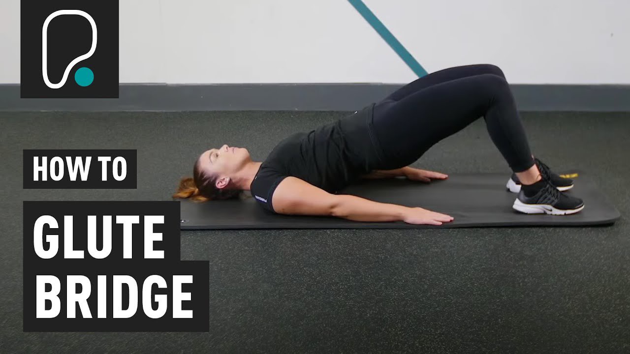 How To Do A Glute Bridge - YouTube