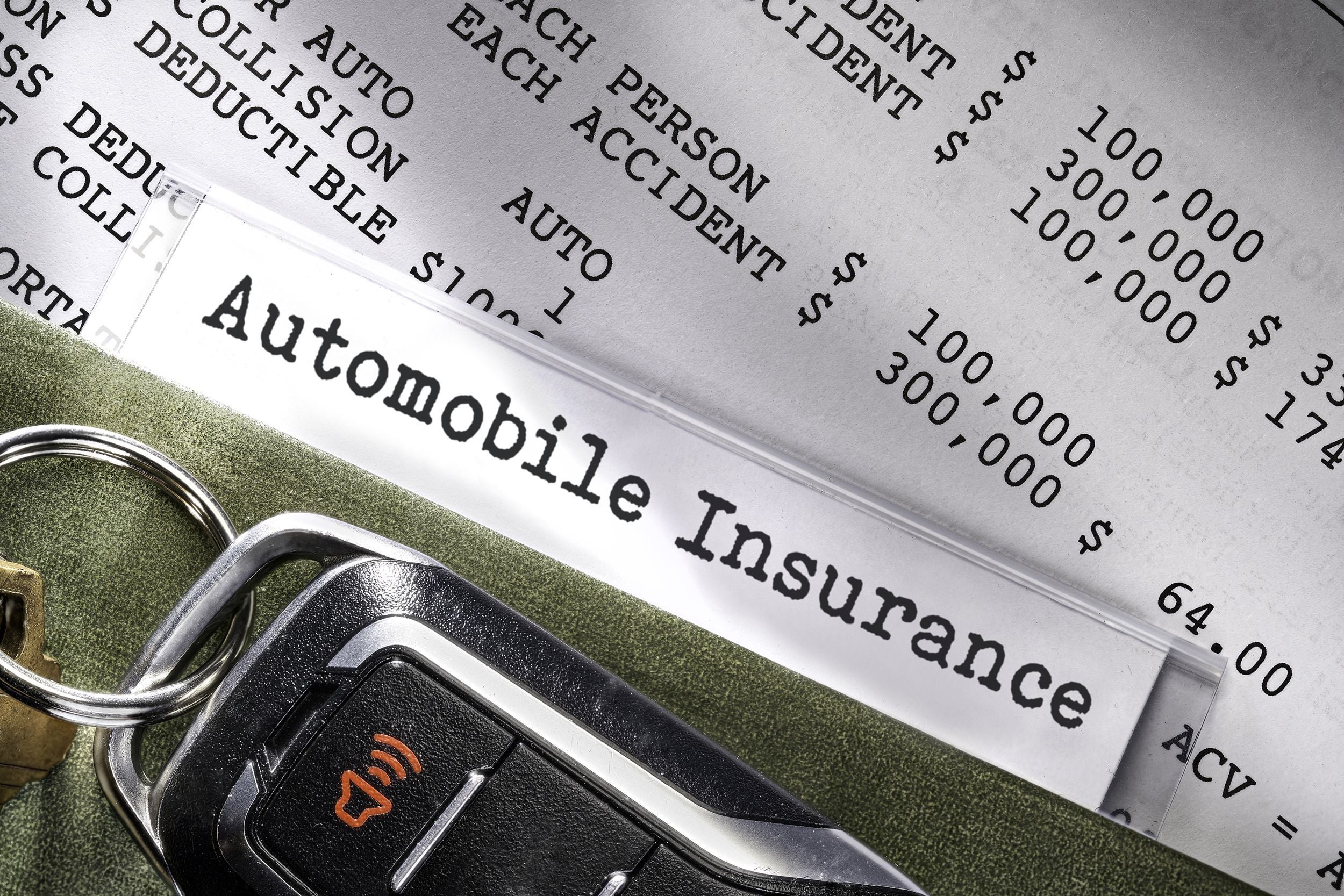 Inflation Costs. car automobile Insurance policy with keys. Bills retirees can lower. Expenses couples should review after retirement.