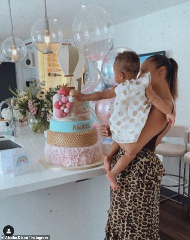 Singer, Alesha Dixon and her husband, Azuka throw lavish birthday party for their one-year-old daughter, Anaya (photos)