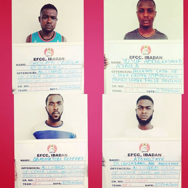 33 suspected internet fraudsters arrested in Abeokuta (photos)