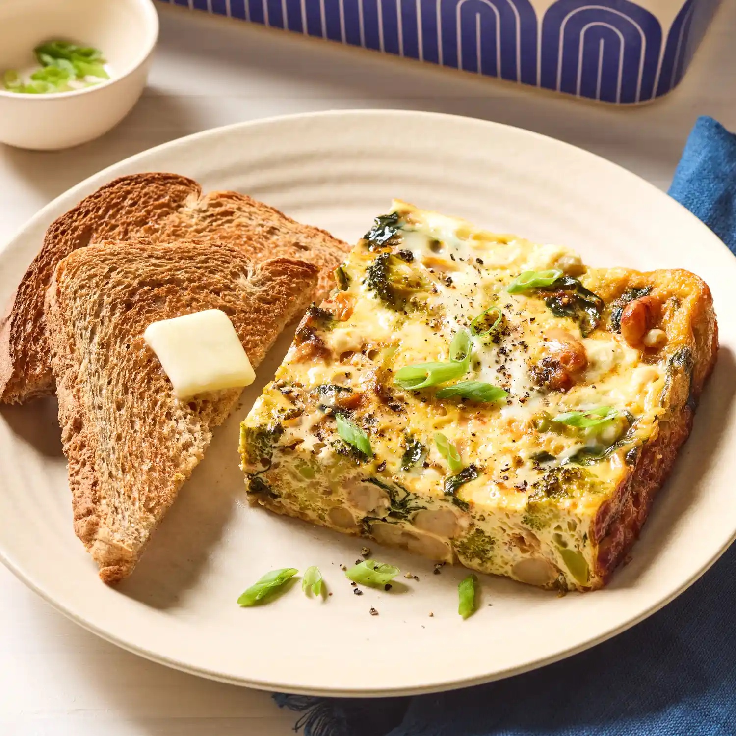 A recipe image of High-Fiber Breakfast Casserole.