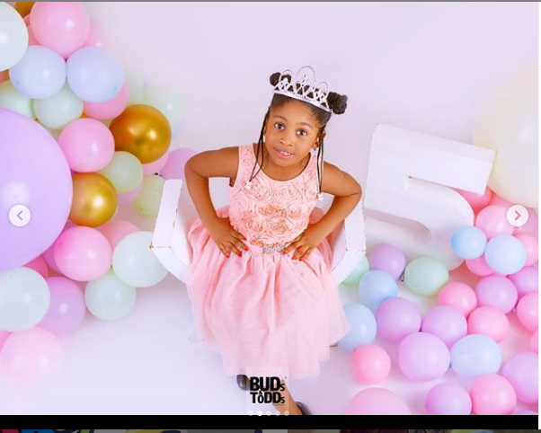  DJ Neptune shares beautiful photos as he celebrates his daughter on her 5th birthday