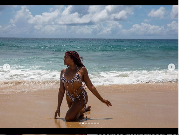 Actress, Taraji P. Henson flaunts her banging body in skimpy swimsuit (photos)