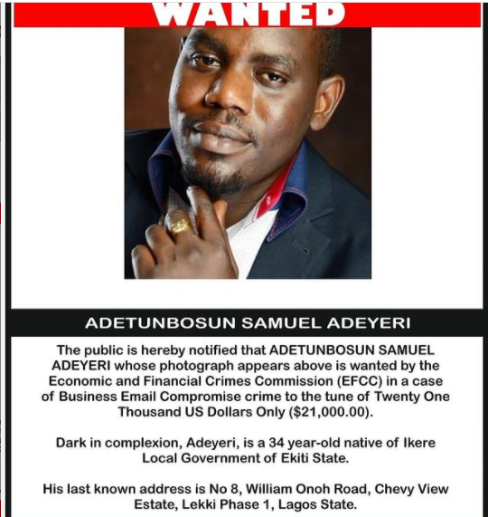 EFCC hunting for 3 brothers amidst the wanted persons for various fraud related cases???