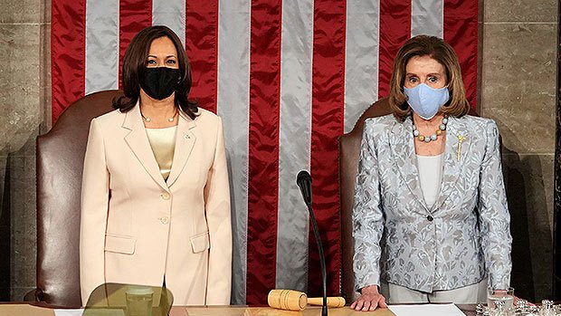 Nancy Pelosi and Kamala Harris