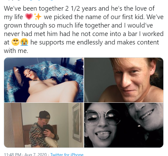 Sex workers in serious relationships show off their partners and reveal how long they