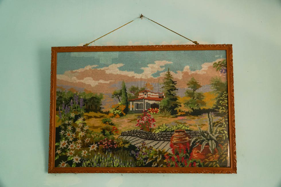 Interior Wall Hanging Picture of Village House
