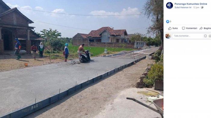 Motor terjebak cor basah