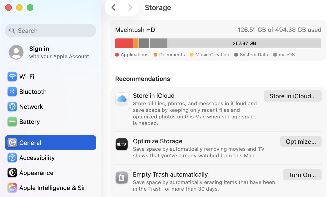 How to check your Mac's storage