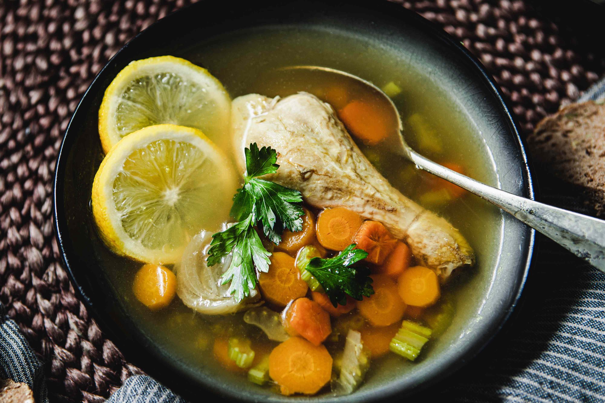 Soups that contain ingredients with fiber, potassium, and other nutrients may support healthier blood pressure levels.Credit: alvarez / Getty Images