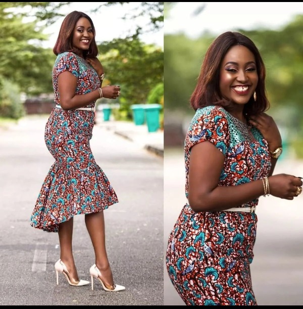 Ankara Flare Gowns for Ladies - Styles for Office, Workplace and