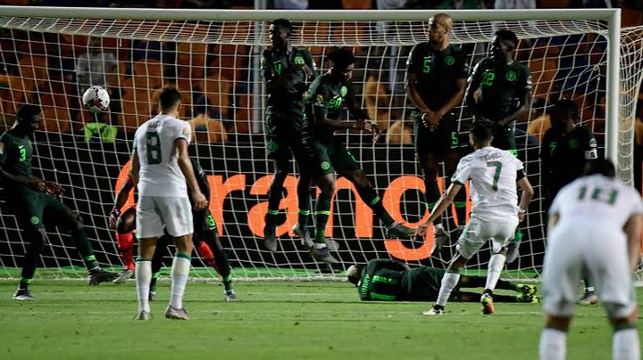 Riyadh Mahrez scores stunning free kick goal against Nigeria